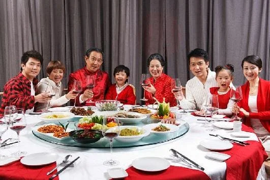 Family dining out
