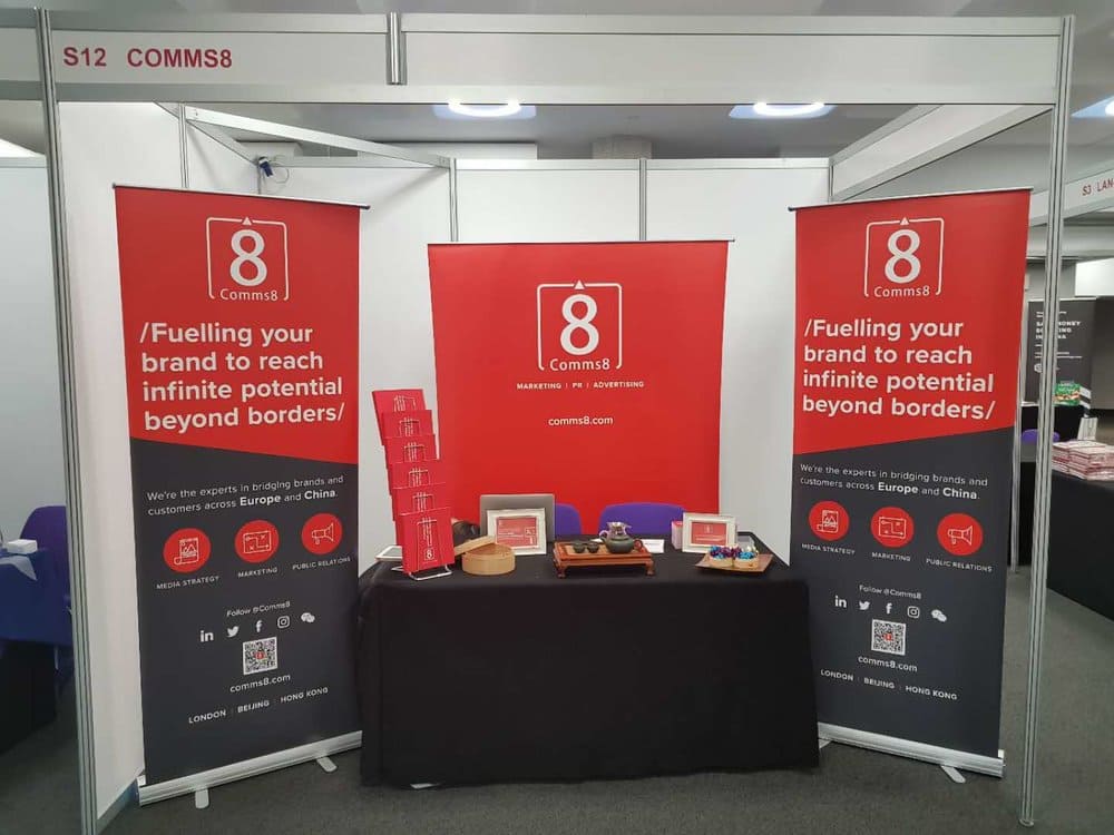 Comms8 display in Expo