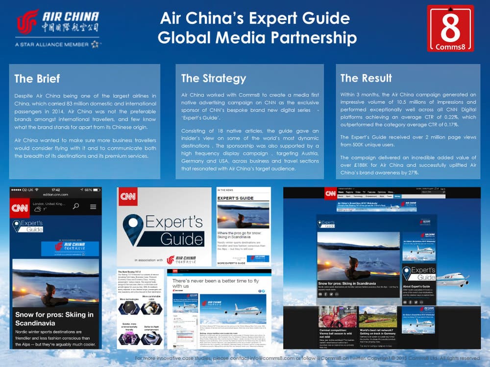 Air China marketing campaign