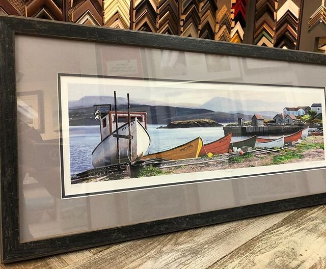 McIvers, limited edition print by Lloyd Pretty. $270 plus tax. Shipped in Canada $300 plus tax. Framed size 13&rdquo;x29&rdquo;