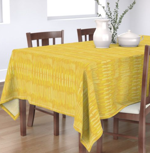 Sun Rays Rectangular Tablecloth