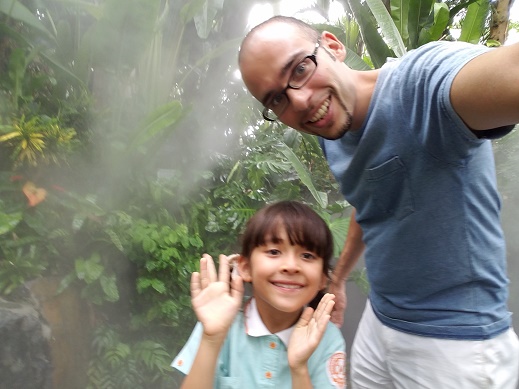 Tim and Irene at the Botanical Garden