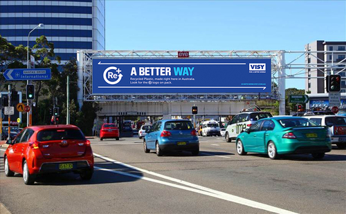Re+ advertising in two key locations in Sydney and Melbourne