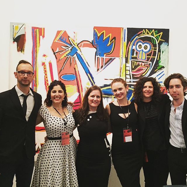 At the Israel Museum in Jerusalem, post-show, with our amazing band and our special guest, the great clarinetist, Anat Cohen!