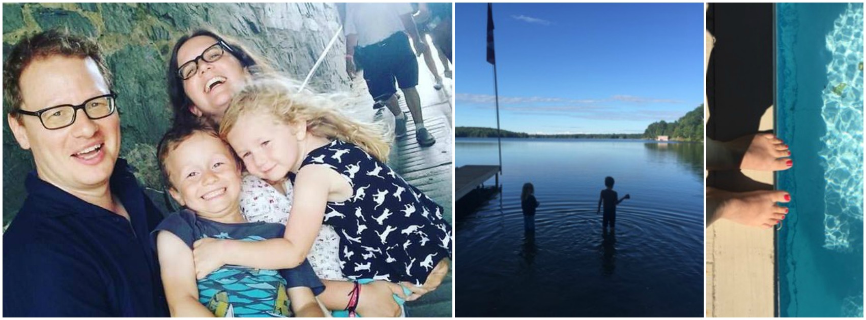 Amy's summer highlights...Newport Jazz Festival with the family, lakeside and poolside relaxation.