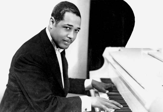 A very young (and handsome!) Duke Ellington, the composer of the first blues in Duchess' repertoire. Thank you, maestro.