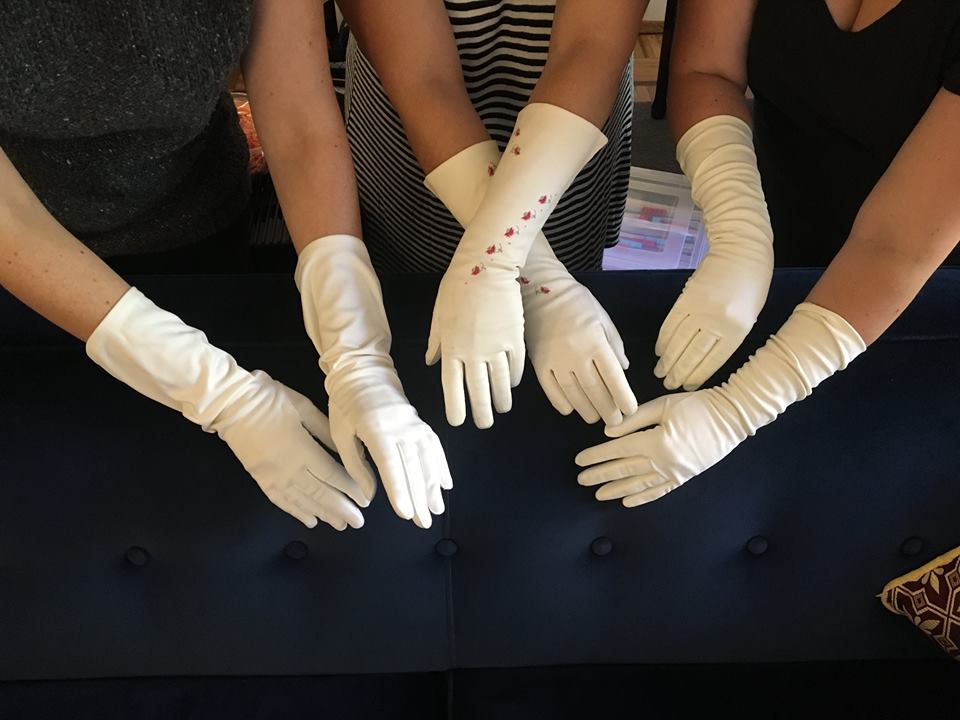 How amazing are these stage gloves, owned and worn by the Boswell Sisters themselves? We get a thrill whenever we show them to our audiences.