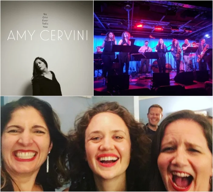 Celebrating Amy’s CD release at SubCulture! Expert photobomb courtesy of Ike Sturm.