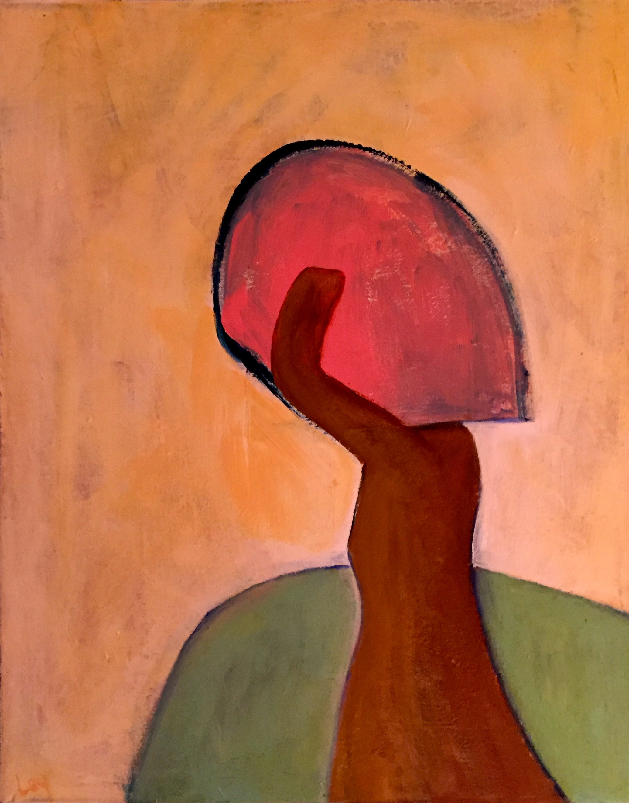 'Bunky's Burden' - my husband's icon of my struggles this last summer. Bunky is his nick name for me - it is the burden of the heart...