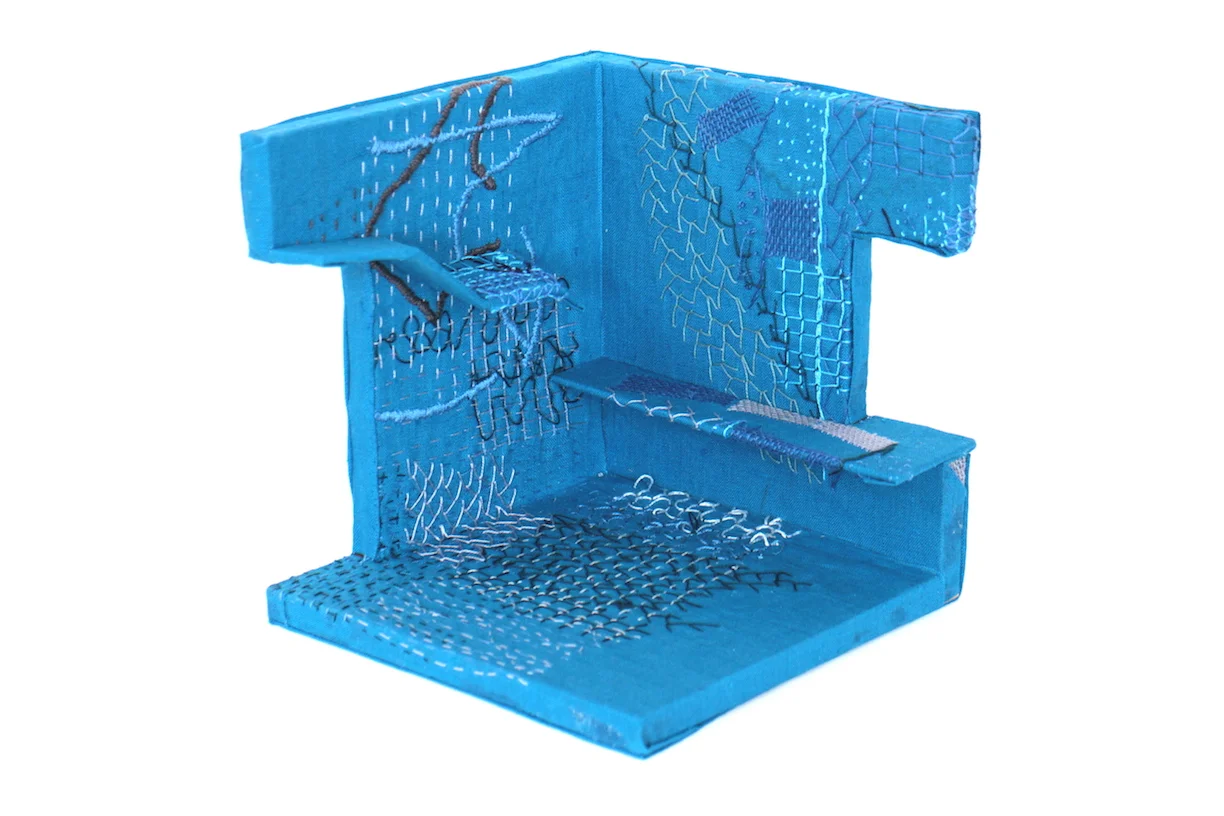 gridwork blue