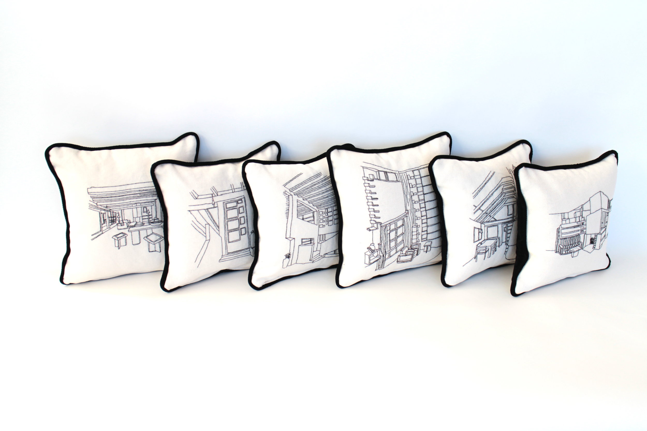 schindler pillows in line.JPG