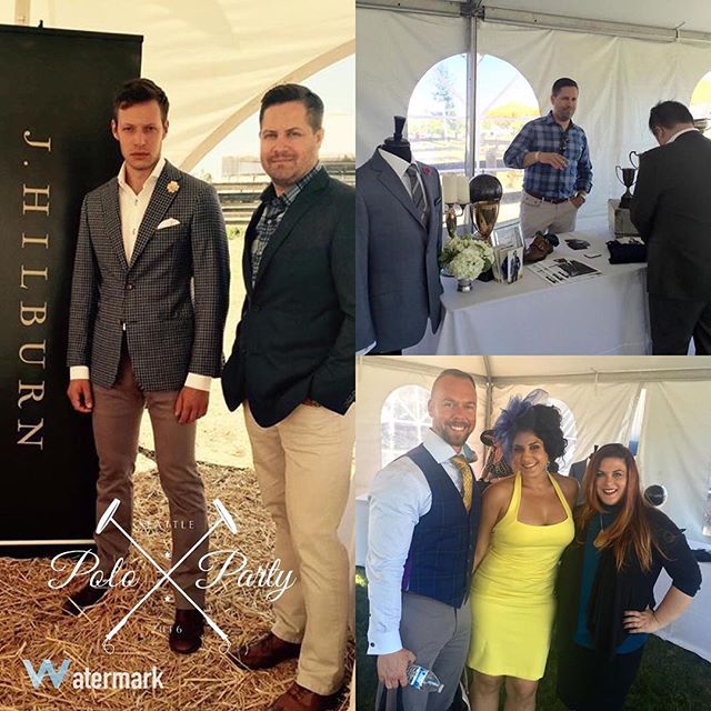 A few of the @jhilburnco fashions that were on hand at the #SeattlePoloParty this year courtesy of @karissameadorstylist. Make sure to check her out. #SeattlePoloParty #SeattlePolo #Fashion #jhilburn #mensfashion