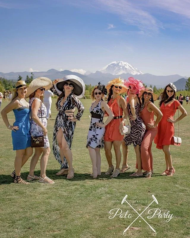 One of the most spectacular views in the NW  #SeattlePoloParty