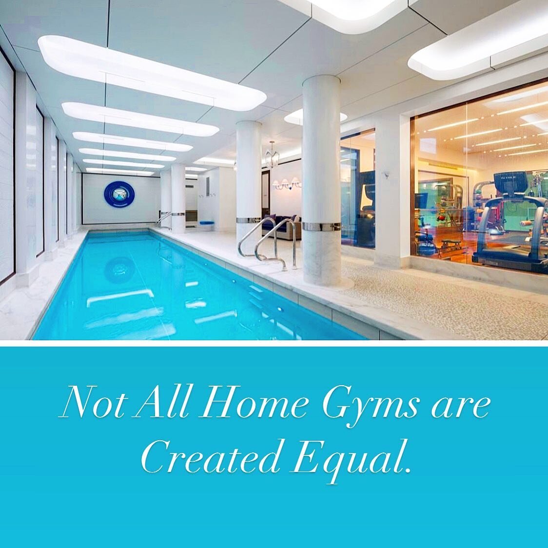 Interior Design is not just picking furniture. It&rsquo;s creating experience. Our SuperYacht inspired below ground pool and gym. Your Narrative Meticulously Crafted. Interior Architecture and Design by : #williammcintoshdesign  #indoorpools #amazing
