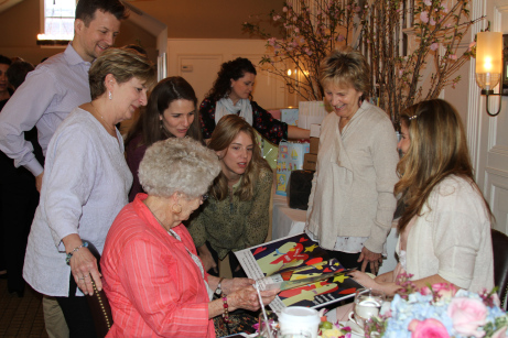 Meemaw reading Dharma's Wishing Star