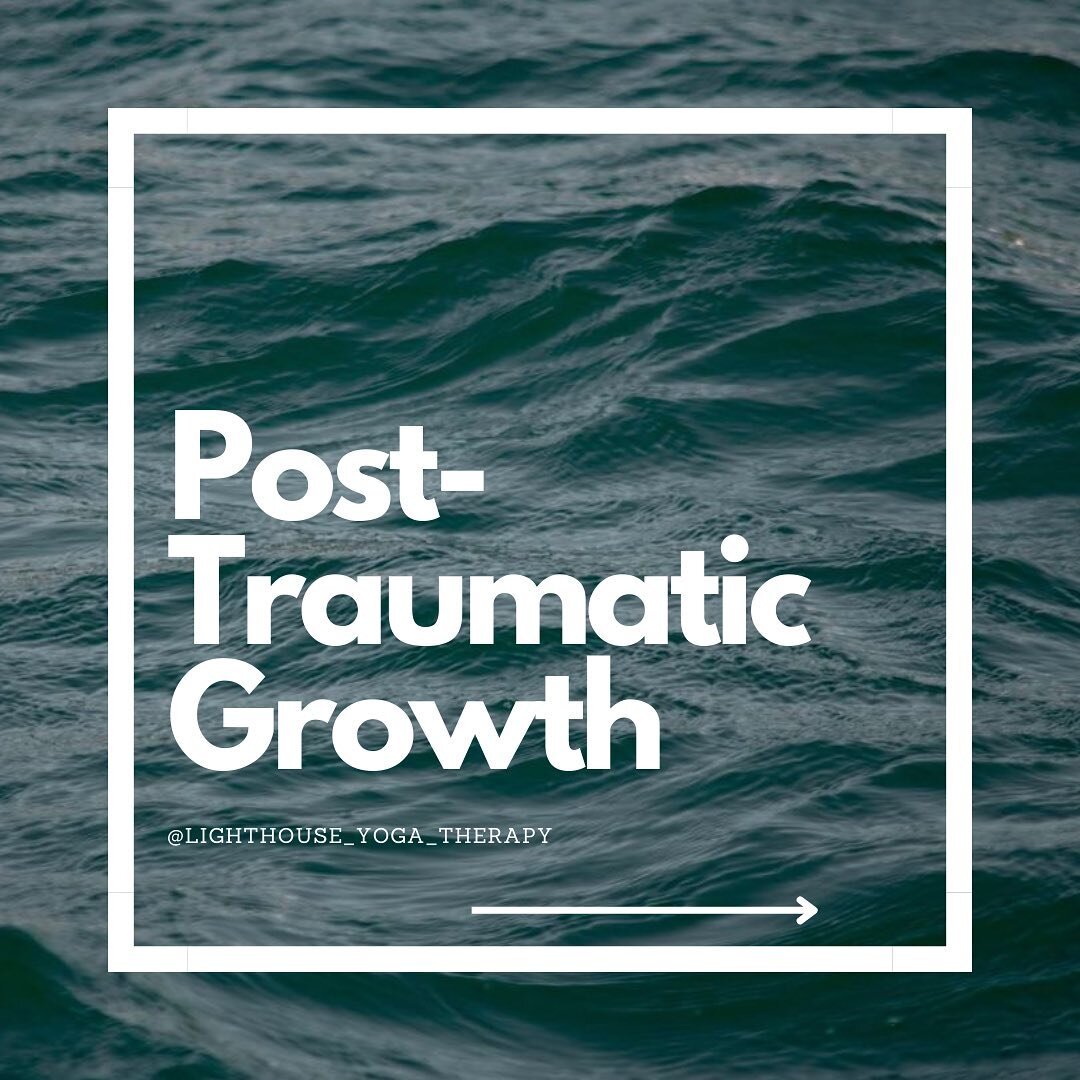 Post-Traumatic Growth is a brand new concept to me that I was recently taught. As someone who in the last couple years has overcome a life-threatening event, and the trauma that followed, and come out in the light at the end of the tunnel- I can say 