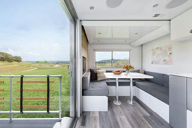 The many faces of @livingvehicle versatile dining and bunk area