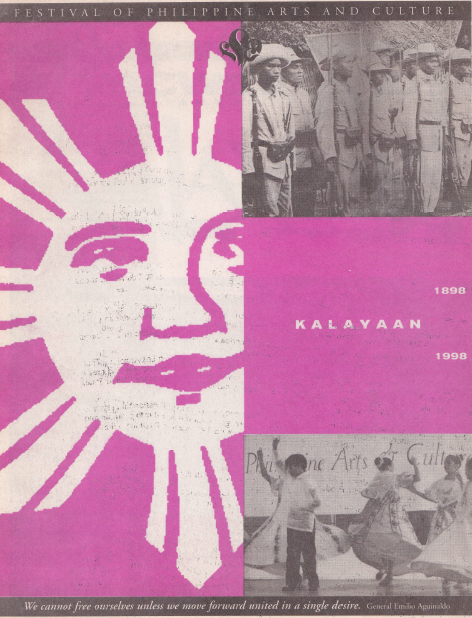1998 - KALAYAAN (FREEDOM) - in commemoration of 100 years of Philippine Independence