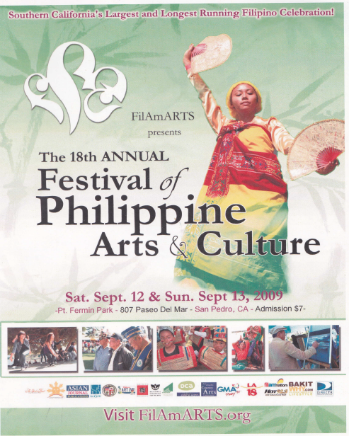 2009 - THE 18TH ANNUAL FESTIVAL OF PHILIPPINE ARTS & CULTURE