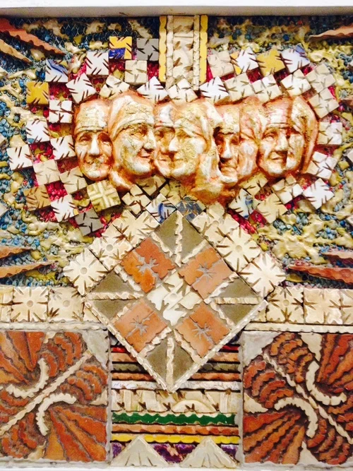 Mixed media art piece by Salvador Floriano