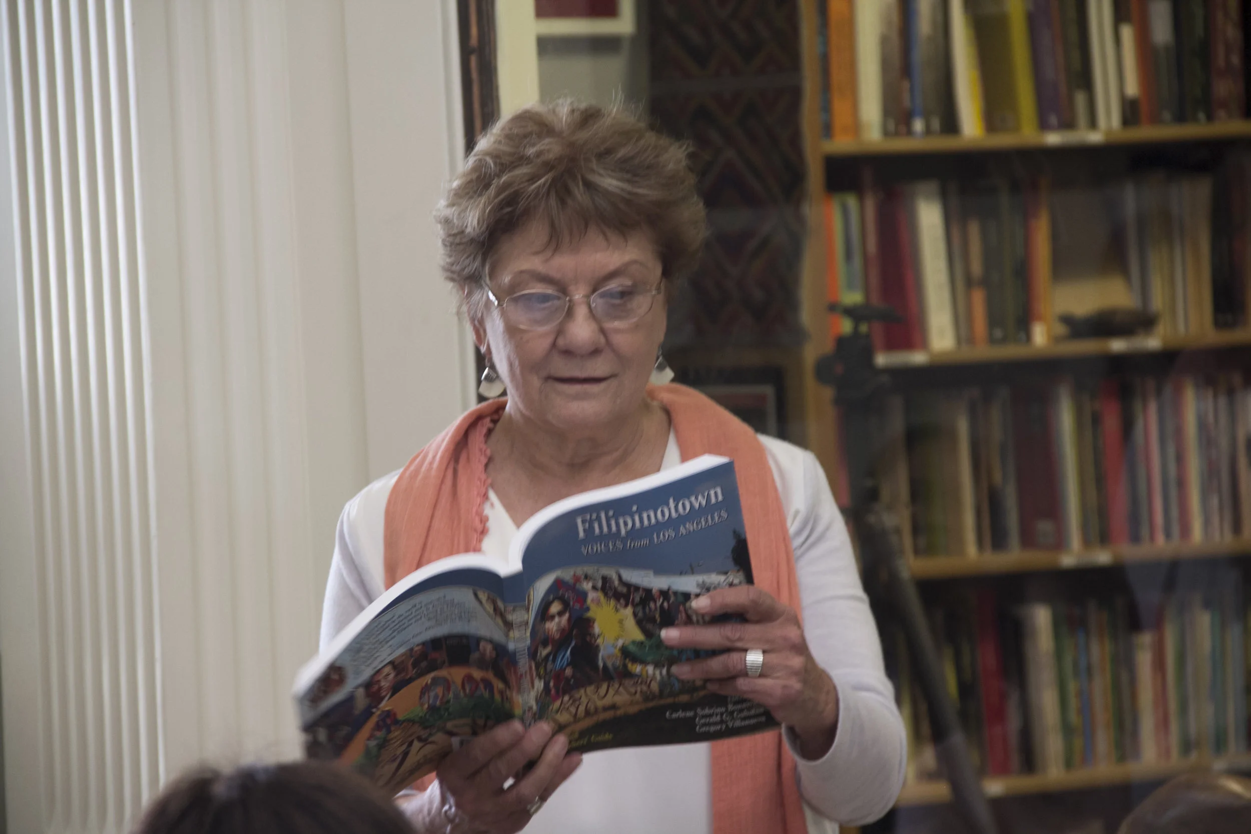Carlene Sobrino Bonnivier reading from Filipinotown: Voices from Los Angeles.