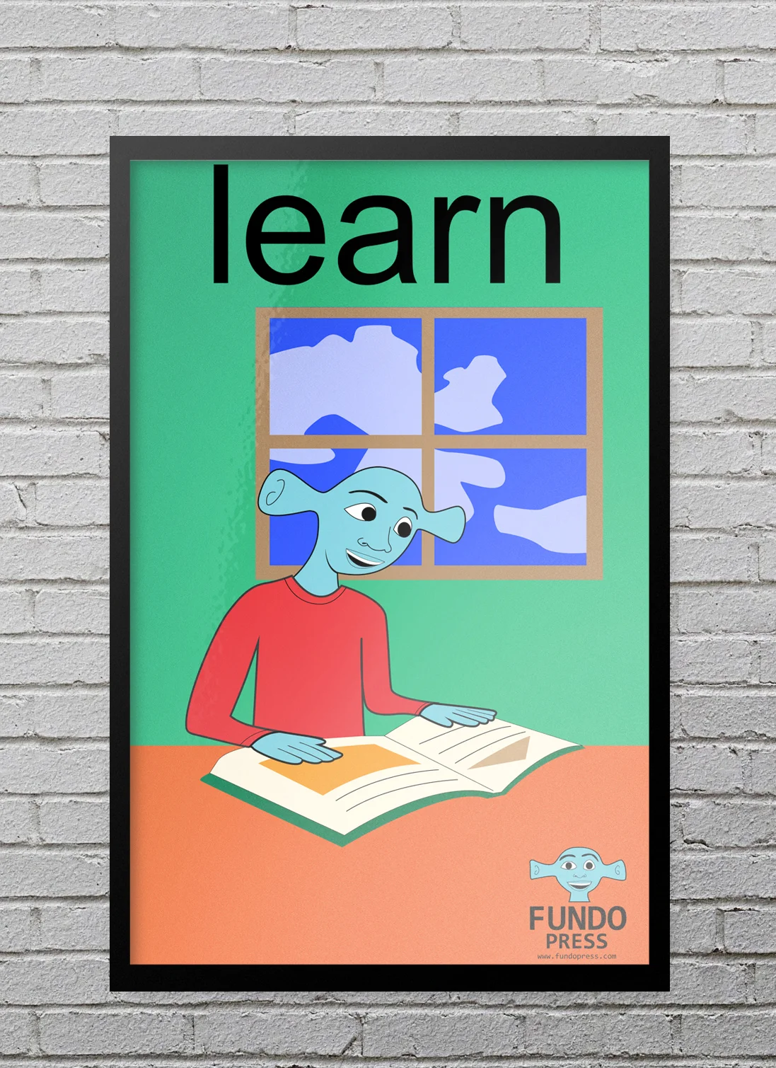 "Learn" Fundo Motivational Poster