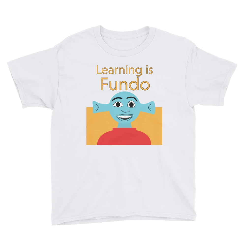 "Learning is FUNDO" Youth Short Sleeve T-shirt