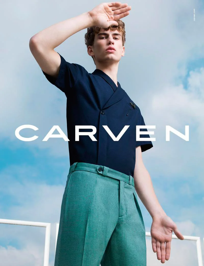 Sam Heijblom fronts the Spring/Summer 2016 campaign of Carven, photographed by Pierre Debusschere and styled by Tom Van Dorpe. Creative Director: David Vivirido Art Director: Francesco Sourigues Hair: Vi Sapyyapy