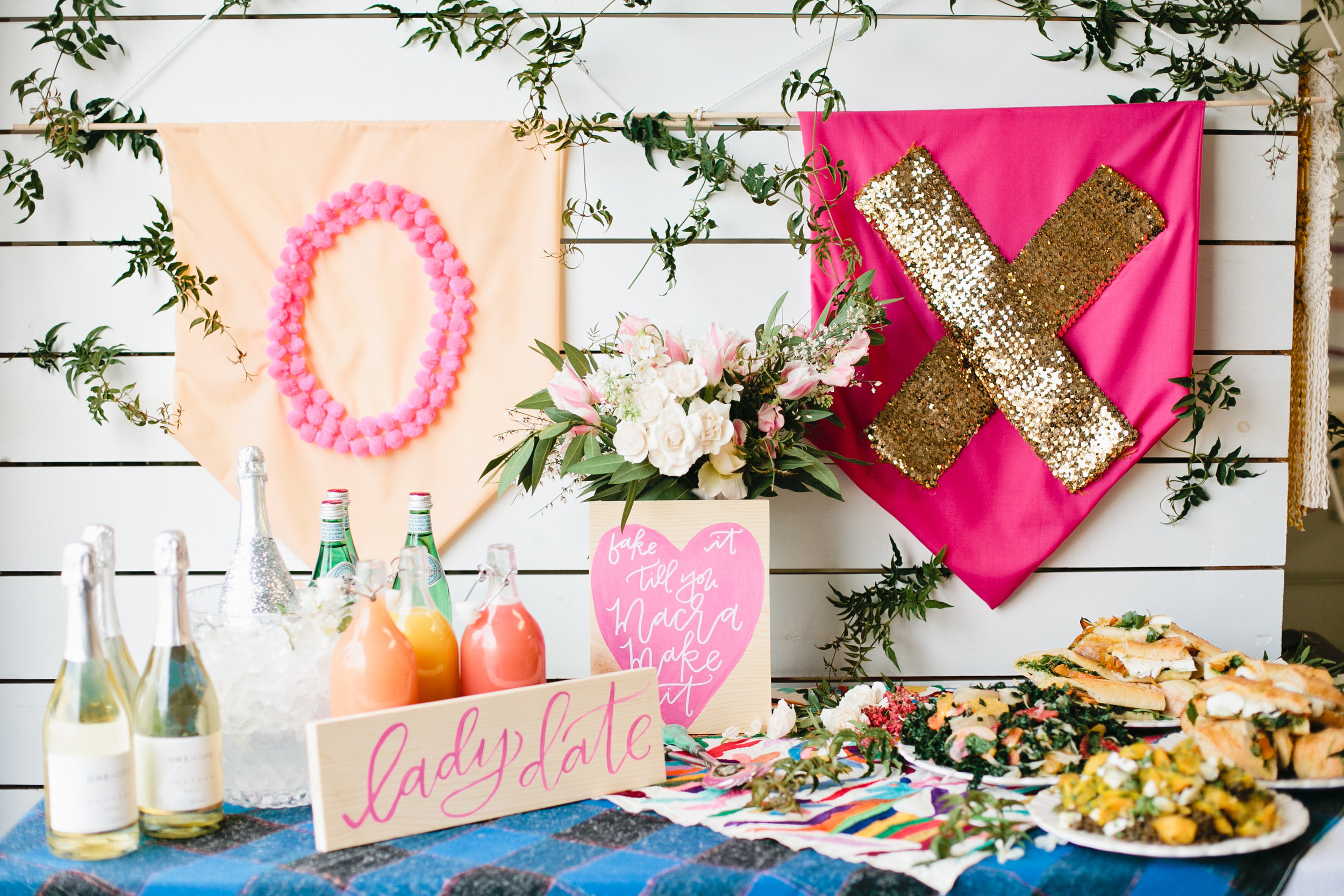 A Galentine’s Day DIY Party