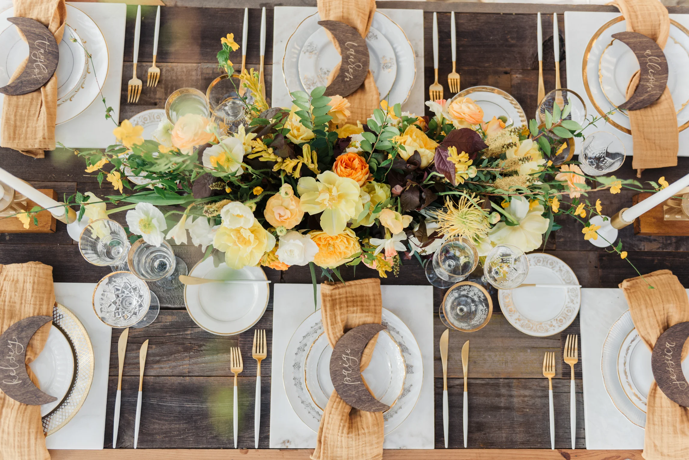 “Over The Moon” Inspired Wedding