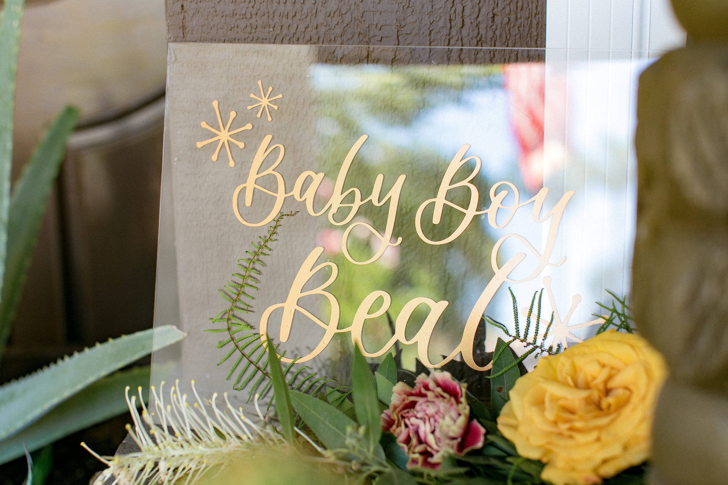 Celebrating Baby With Tropical Prints and a Love of Mid-Century Details