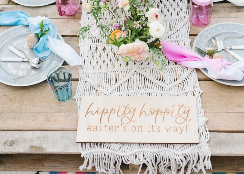 Bright Boho Kids Easter Party