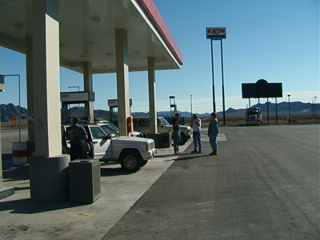 Filling up at Armagosa