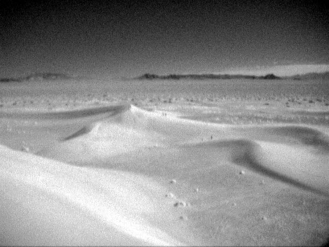 Infrared photo of the dunes