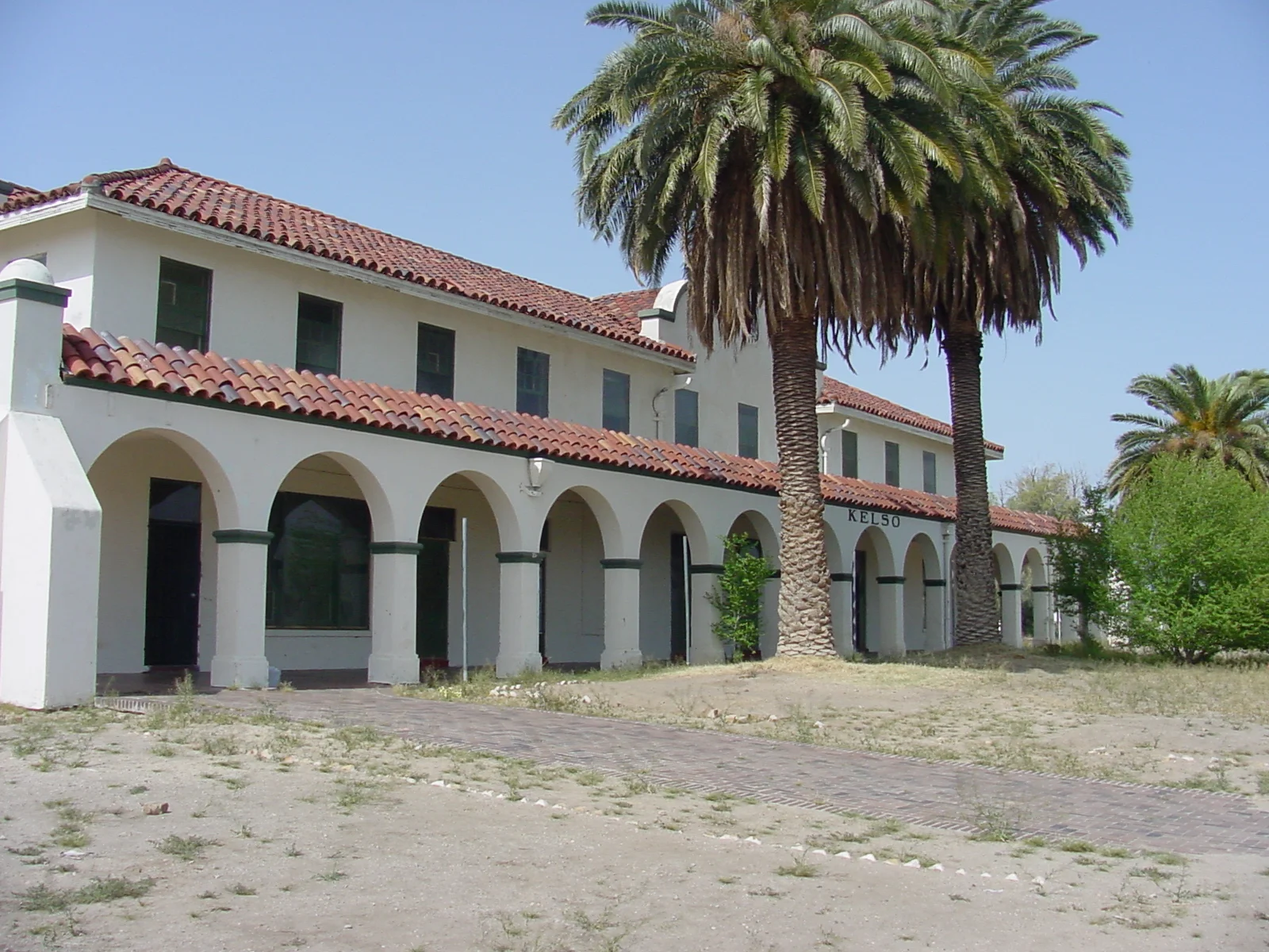 Kelso train depot. It is in a good state of preservation even though it was built in 1923