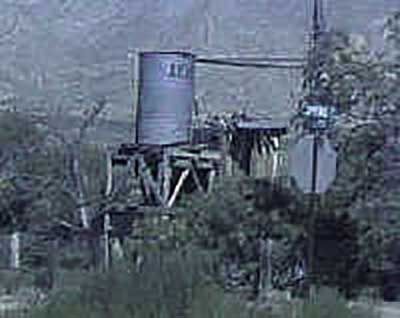 Old water tower in Goodsprings
