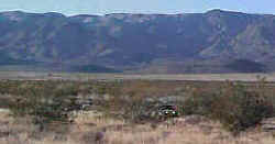 Driving across the desert