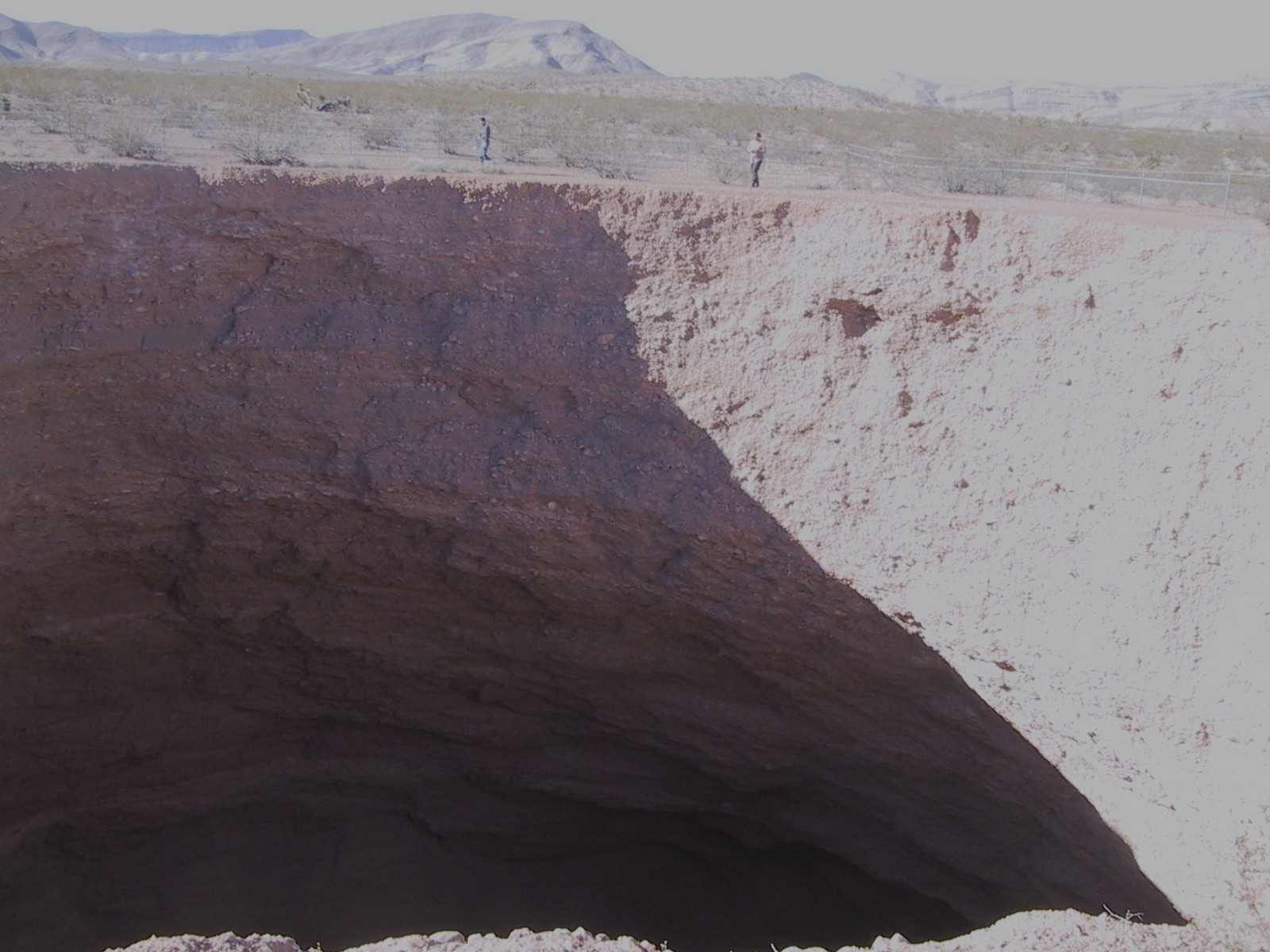 Devil's Throat has very steep sides