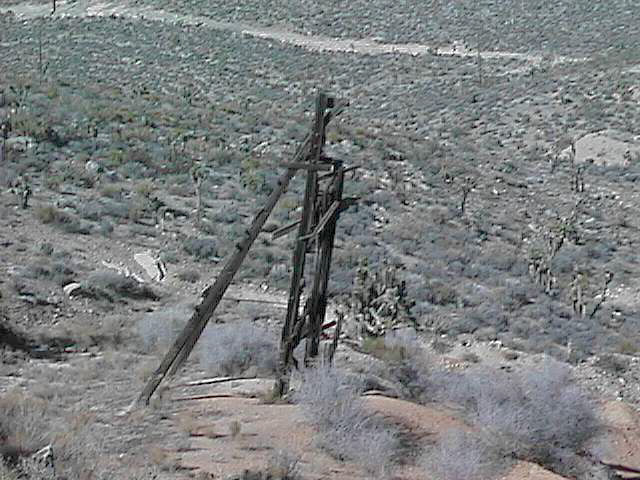 Tower over another mine shaft