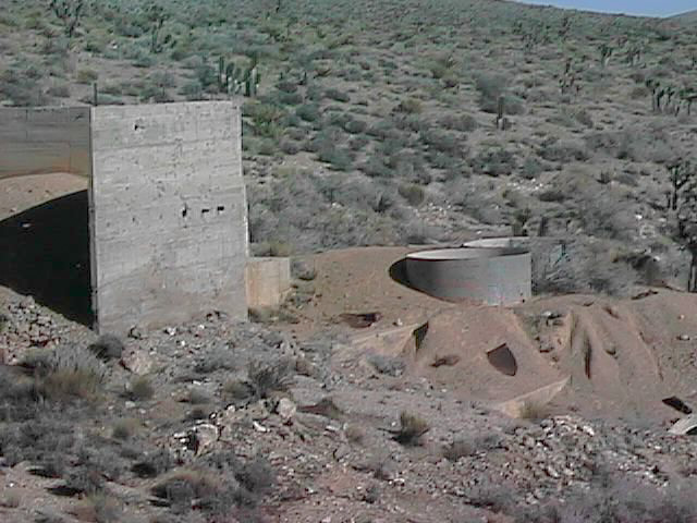 Ruins of mining facility