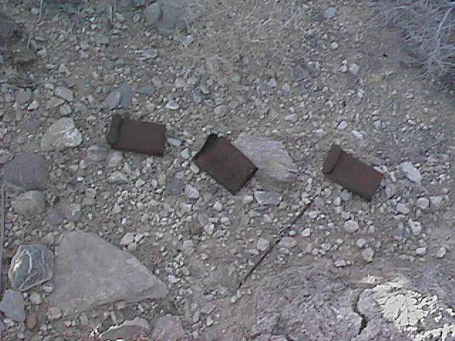 Trail of cans