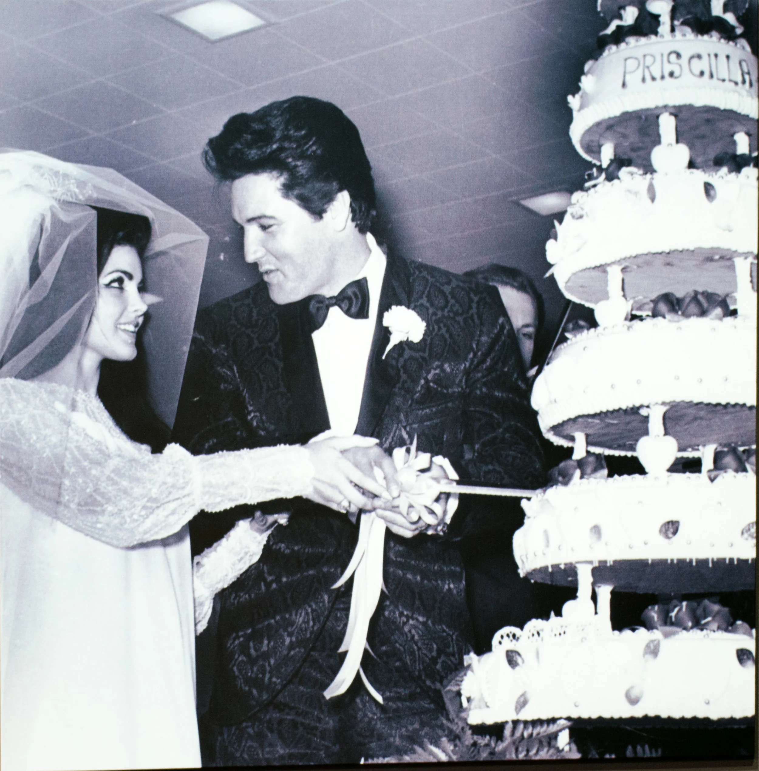 Elvis and Priscilla Presley