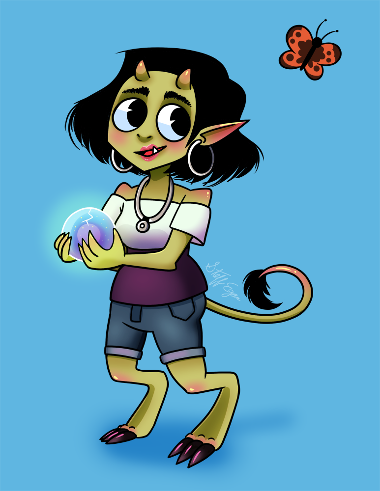 Character based on a random character generator