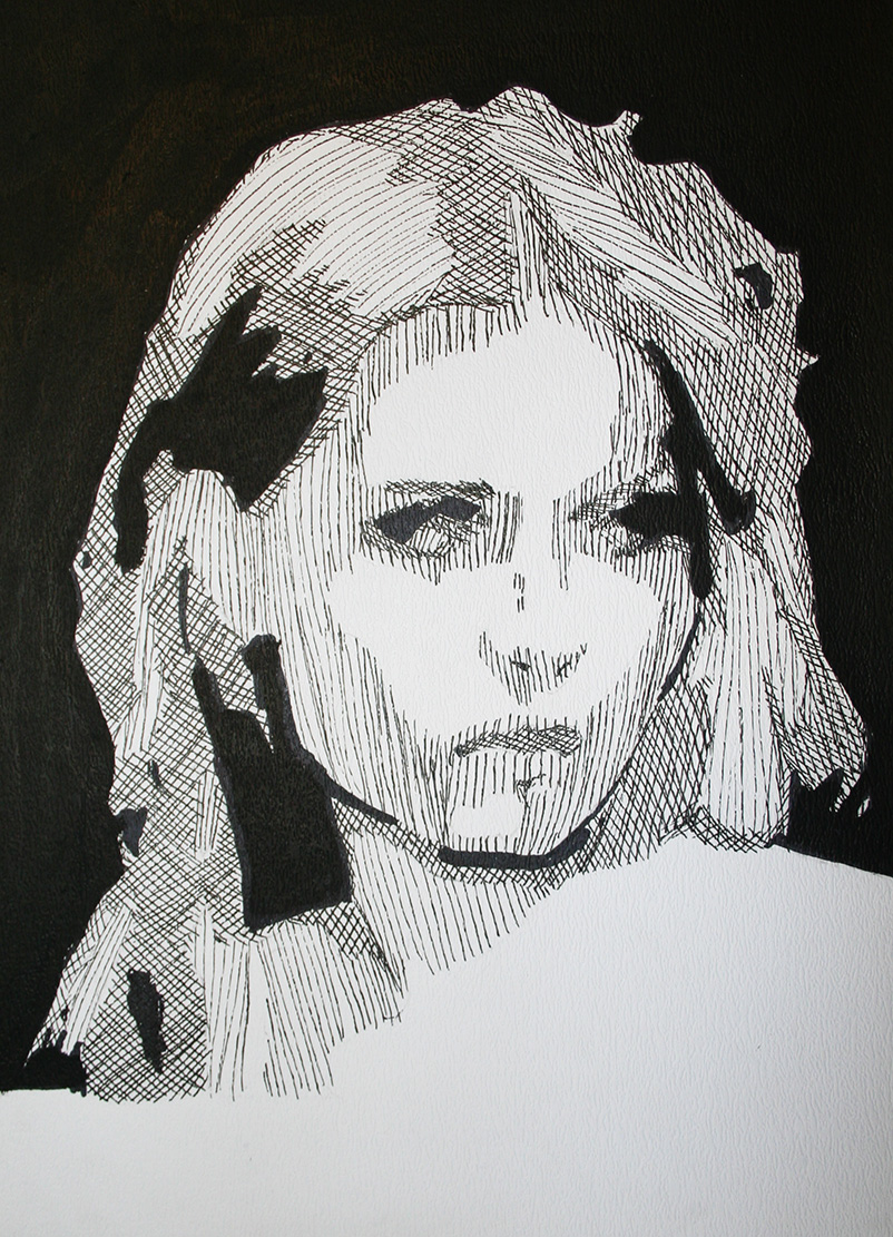 Amelia- Pen and Ink