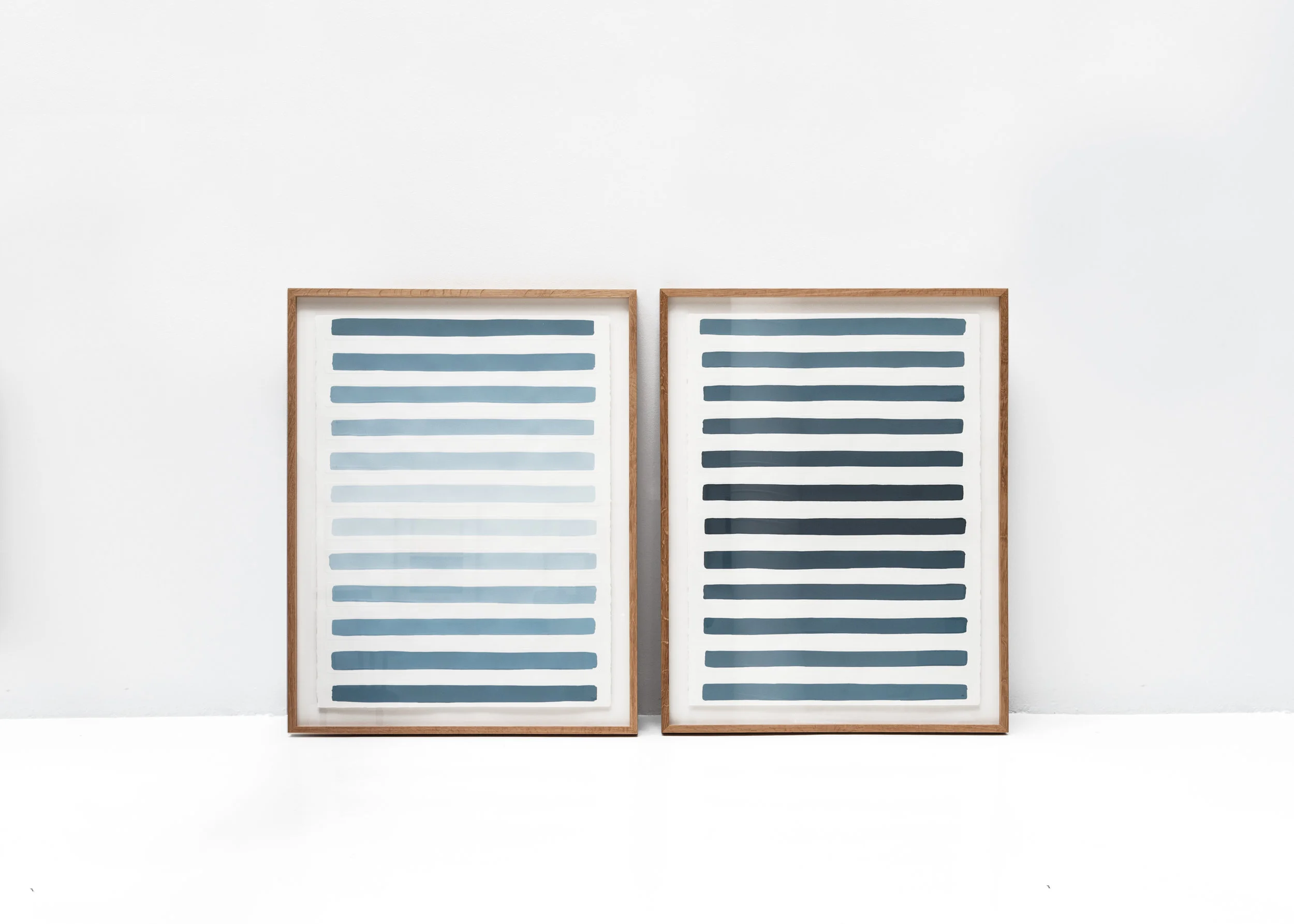 Storm , 2018 Gouache on embossed paper 56 x 76 cm each