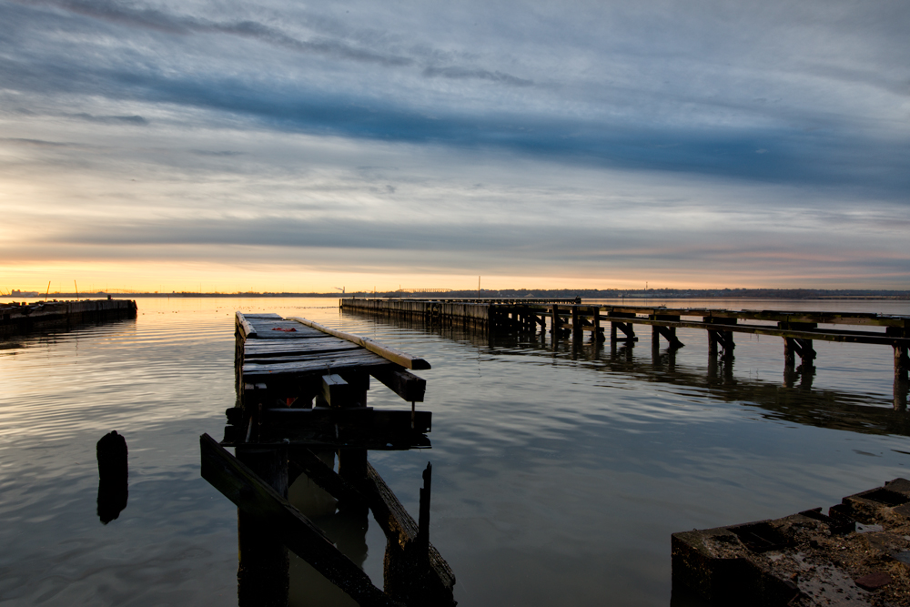 Baltimore Harbor, February Morning