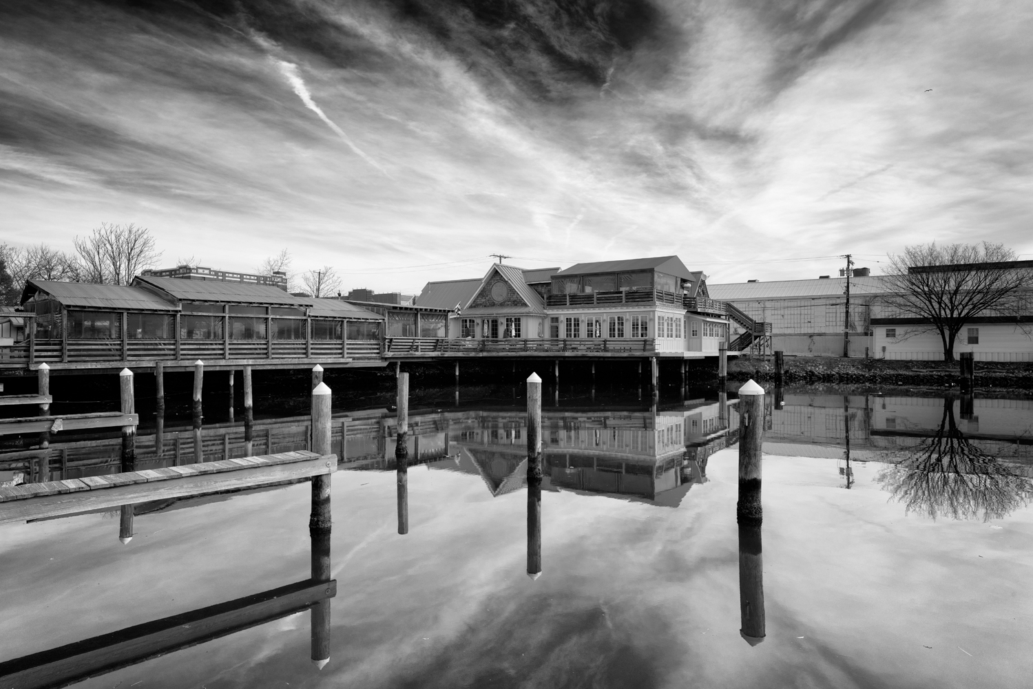 Baltimore Harbor, November Morning