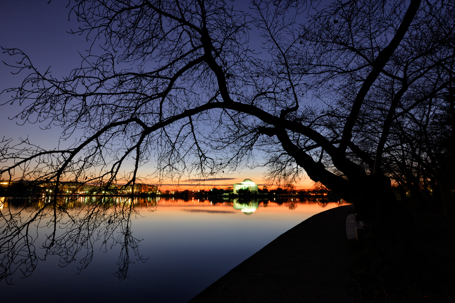 Jefferson Memorial, December Morning