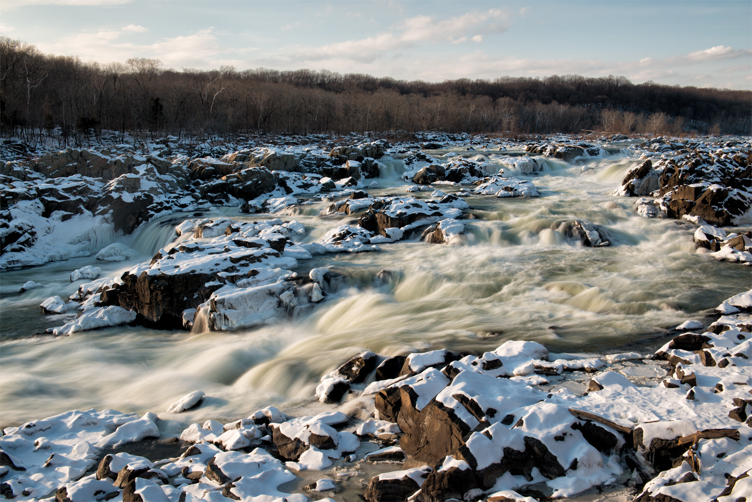 Great Falls, February Afternoon