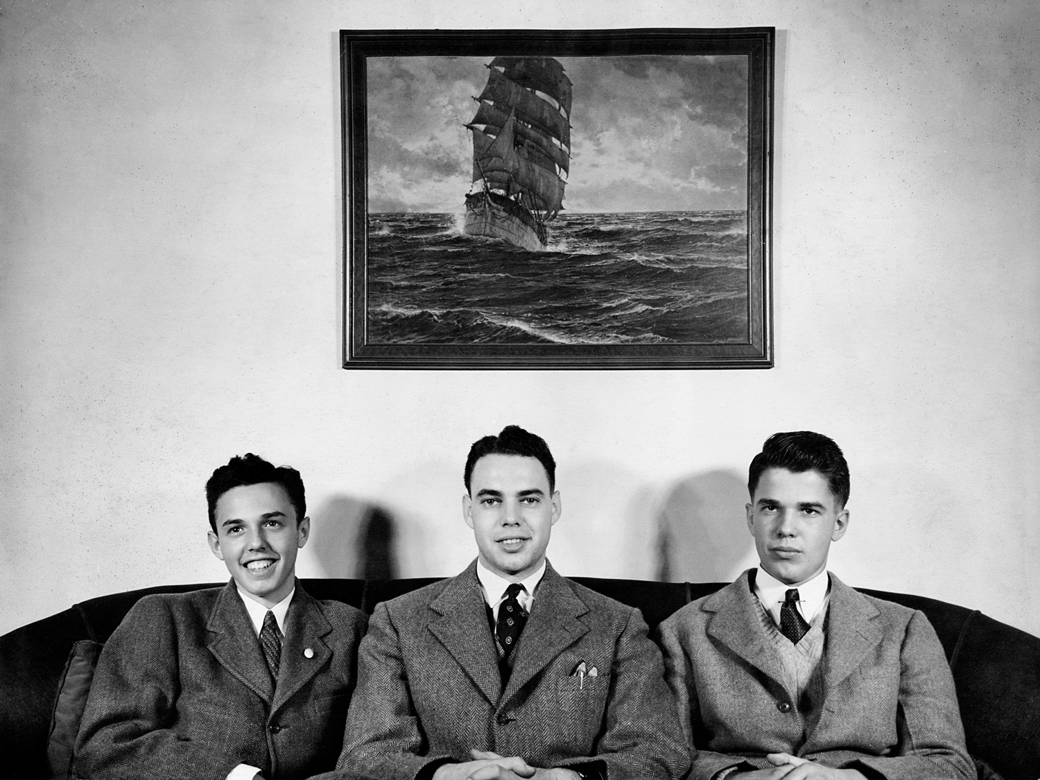 Richard, Doug and Buddy, 1942